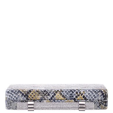 N by Nina M-Yoko Snake Print Clutch Bag