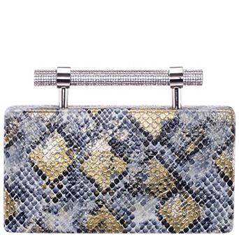 N by Nina M-Yoko Snake Print Clutch Bag