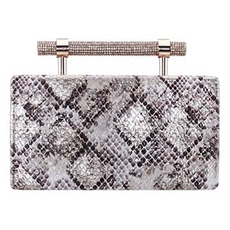 N by Nina M-Yoko Snake Print Clutch Bag