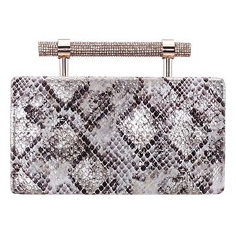 N by Nina M-Yoko Snake Print Clutch Bag