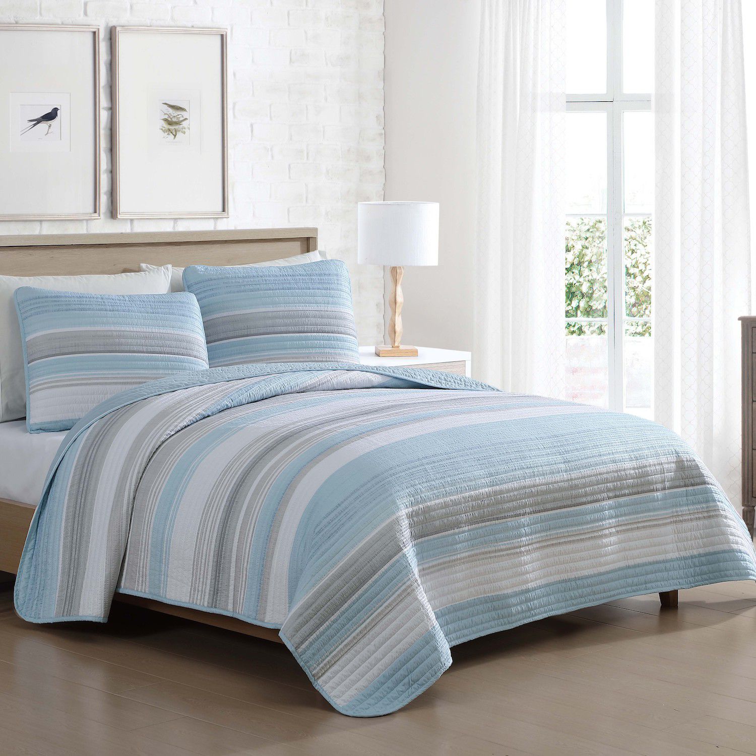 Beatrice Home Fashions Set Lenzuola King Size Microfibra: Morbidezza E Stile Costiero Per Il Tuo Riposo - 3