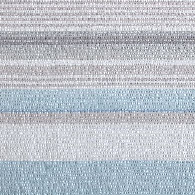 Beatrice Home Fashions Coralinn Stripe Quilt Set