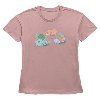 Women's Pokemon Sleeping Characters Graphic Tee