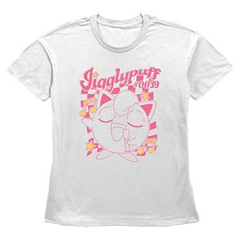 Women's Pokemon Jigglypuff Singing Show Graphic Tee