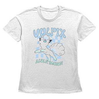 Women's Pokemon Vulpix Alola Region Graphic Tee