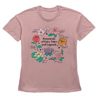 Disney Princess Botanicals Of Fairy Tales And Legends Women's Graphic Tee