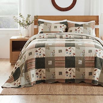 Greenland Home Fashions Sedona Quilt Set