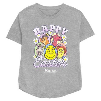 Women's Shrek Happy Easter Relaxed Fit Graphic Tee