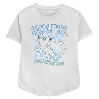 Women's Pokemon Vulpix Alola Region Relaxed Fit Graphic Tee