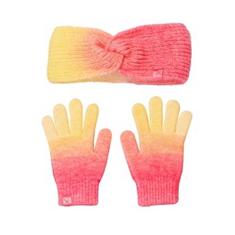 Girls 4-16 ZeroXposur Sherpa Lined Headband & Gloves Set