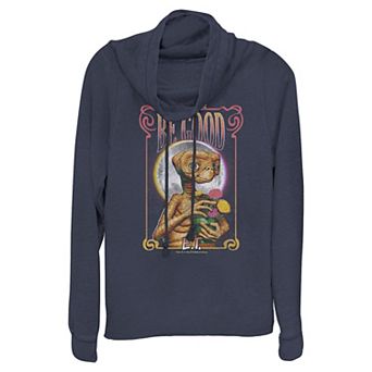 Women's E.T. The Extraterrestrial Be Good Cowlneck Graphic Lightweight Long Sleeve