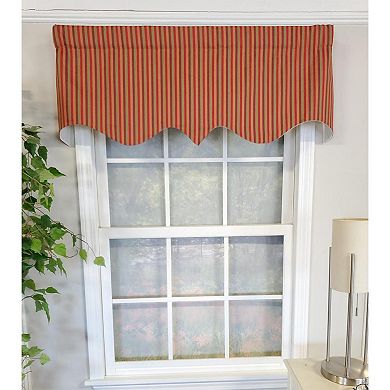 Roman Stripe Regal 3" Rod Pocket Lining Luxurious And Elegant Window Treatment Valance