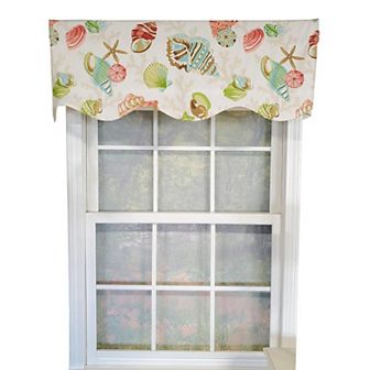 Bay Beach Provance 3" Rod Pocket Lining Luxurious And Elegant Window Treatment Valance