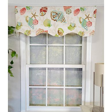 Bay Beach Provance 3" Rod Pocket Lining Luxurious And Elegant Window Treatment Valance