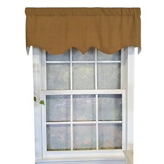 Linen Slub Regal 3" Rod Pocket Lining Luxurious And Elegant Window Treatment Valance