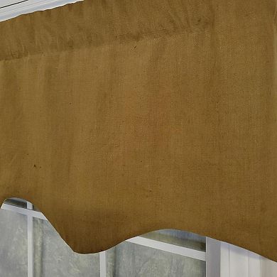 Linen Slub Regal 3" Rod Pocket Lining Luxurious And Elegant Window Treatment Valance