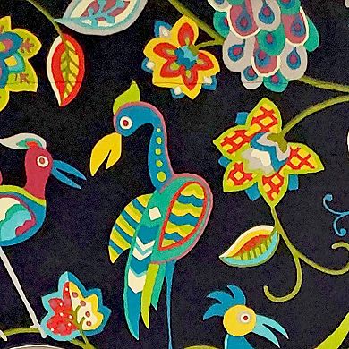 Locos Birds Provance 3" Rod Pocket Lining Luxurious And Elegant Window Treatment Valance