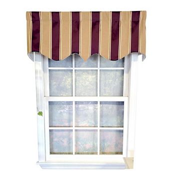 Bengal Stripe Regal 3" Rod Pocket Lining Luxurious And Elegant Window Treatment Valance