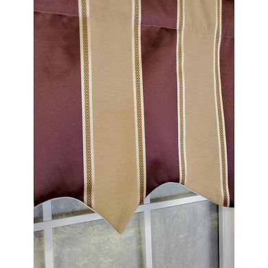 Bengal Stripe Regal 3" Rod Pocket Lining Luxurious And Elegant Window Treatment Valance
