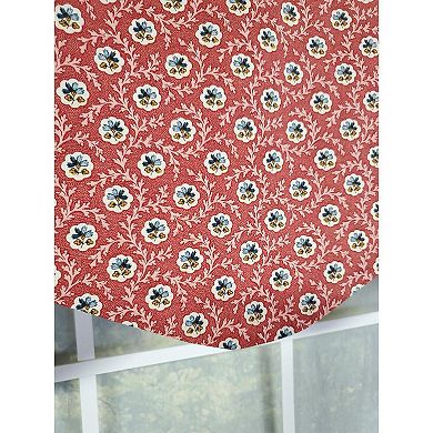 Athima Provence Mini Flower Bouquets Lining Elegant Window Treatment Valance
