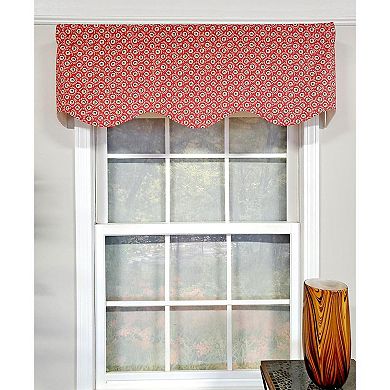 Athima Provence Mini Flower Bouquets Lining Elegant Window Treatment Valance
