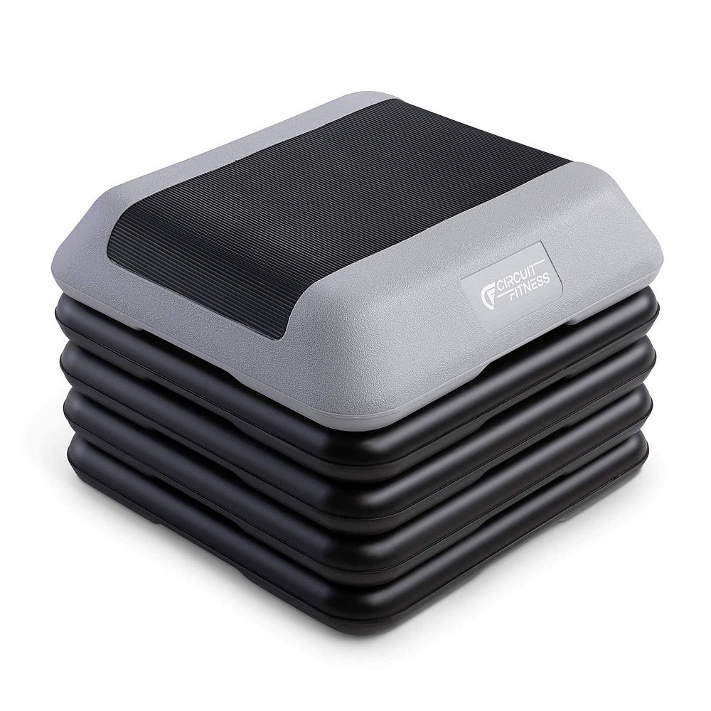 Adjustable Aerobic Step Platform with 4 Risers in multiple Colors ...