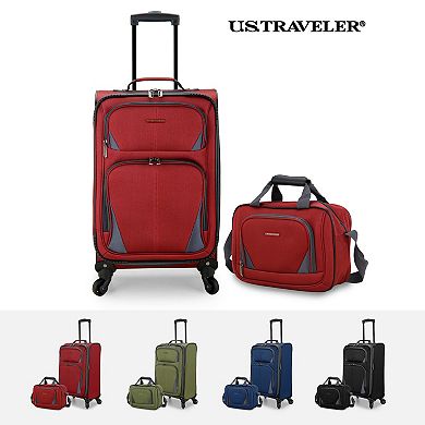 US Traveler Forza 2-Piece Expandable Softside Luggage Set