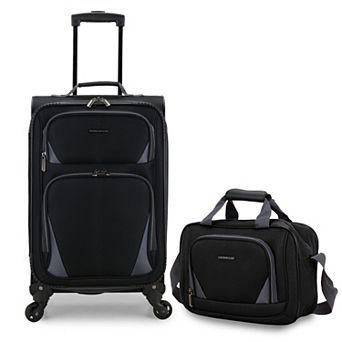 US Traveler Forza 2 pc Expandable Softside Luggage Set