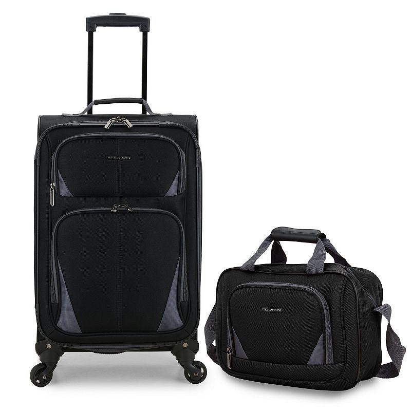 US Traveler Forza 2-Piece Expandable Softside Luggage Set