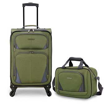 US Traveler Forza 2 pc Expandable Softside Luggage Set
