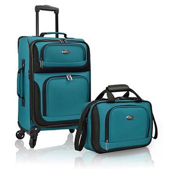 US Traveler Rio II 2 pc Softside Expandable Spinner Luggage Set