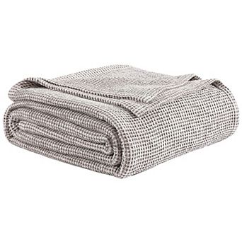 100% Organic Cotton Washed Waffle Blanket