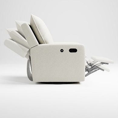 Storkcraft Timeless Glider Recliner with USB Port
