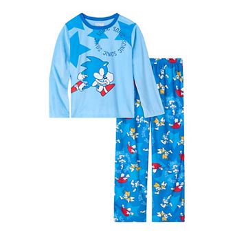 Boys 4-10 Sonic the Hedgehog 2 pc Long Sleeve Pajama Top & Pajama Bottoms Set