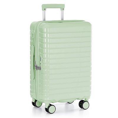US Traveler Citrine Hardside Spinner Luggage with TSA Lock