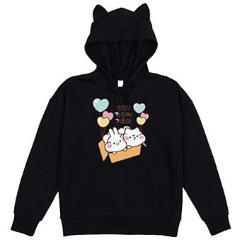 Junior's MiMi & Neko Characters Graphic Hoodie