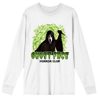 Juniors' Ghostface Horror Club Graphic Long Sleeve Tee