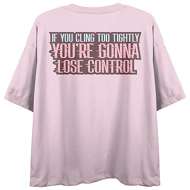 Junior's 38 Special "Hold On Loosely" Short Sleeve Crop Tee