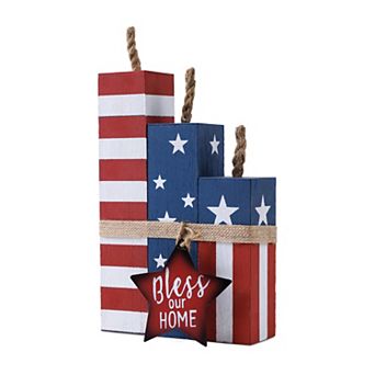 Melrose 3 pc Americana Firecracker Block Bundle