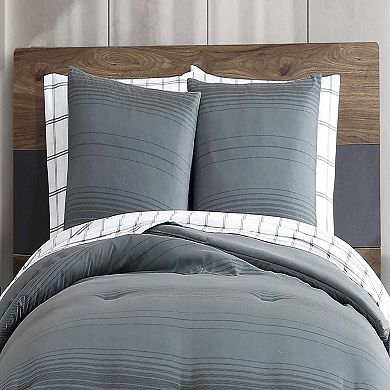 Kenneth Cole Reaction Soho Stripe Comforter Set