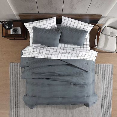 Kenneth Cole Reaction Soho Stripe Comforter Set