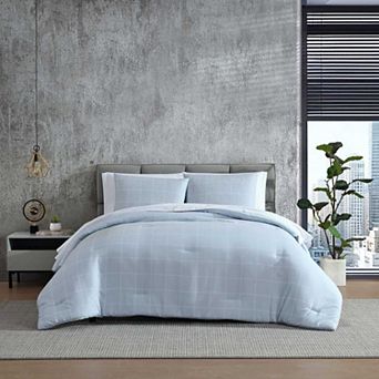 Kenneth Cole Reaction Metro Grid Comforter Set