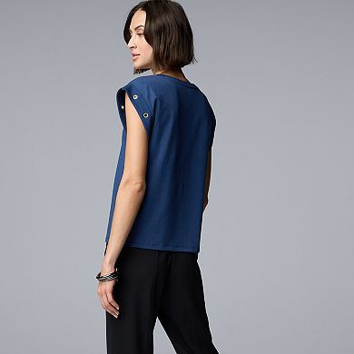 Women's Simply Vera Vera Wang Grommet Dolman Tee
