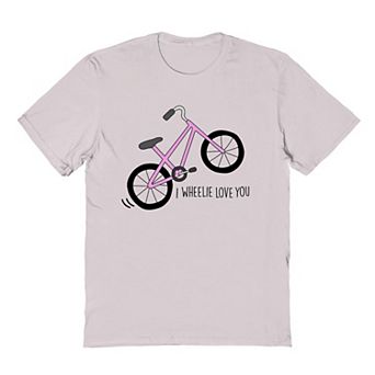 Men's I Wheelie Love You Valentine's Day Graphic Tee