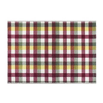 Celebrate Together™ Fall Washable Plaid 20" x 30" Area Rug