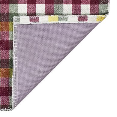 Celebrate Together™ Fall Washable Plaid 20" x 30" Area Rug