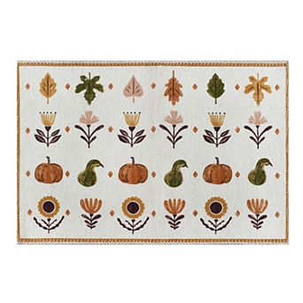 Celebrate Together™ Fall Washable Fall Icons 20" x 30" Area Rug