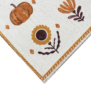 Celebrate Together™ Fall Washable Fall Icons 20" x 30" Area Rug