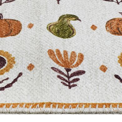 Celebrate Together™ Fall Washable Fall Icons 20" x 30" Area Rug