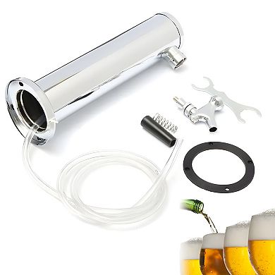 Stainless Steel Beer Dispenser With Single Tap